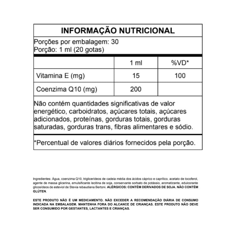 Informações nutricionais