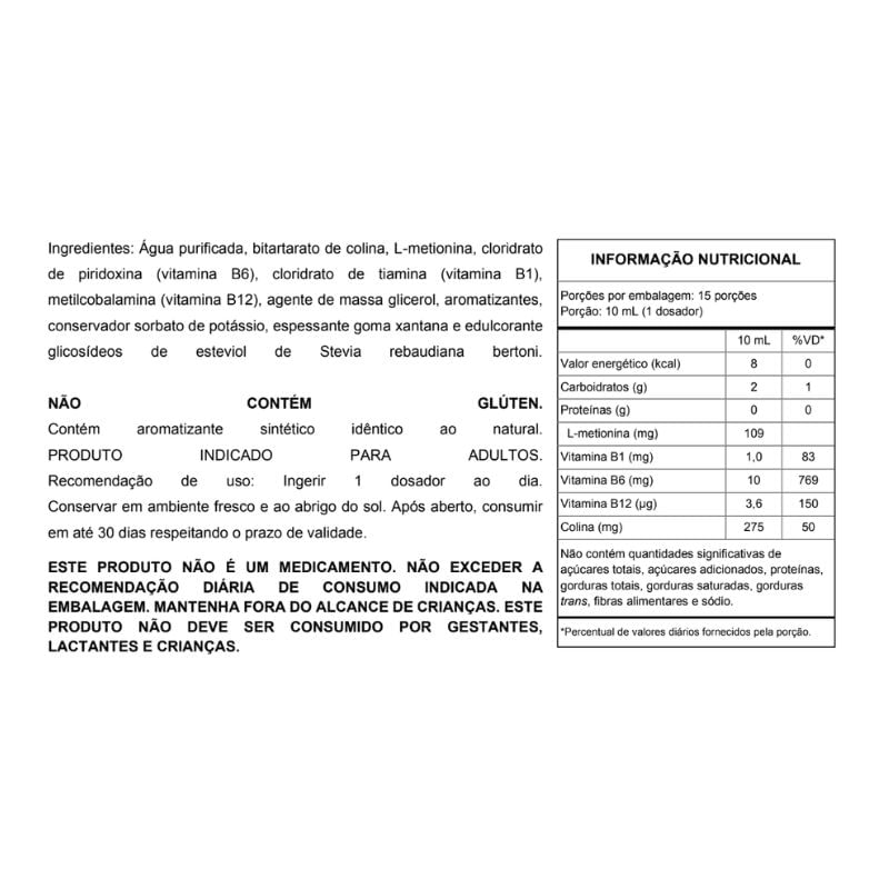 Informações nutricionais