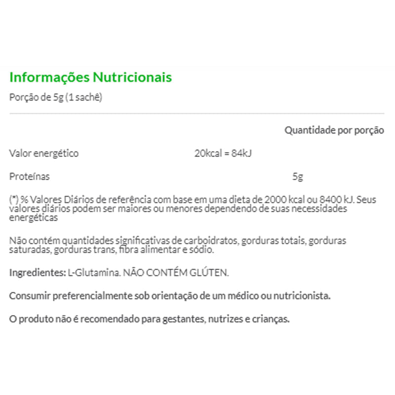 Informações nutricionais