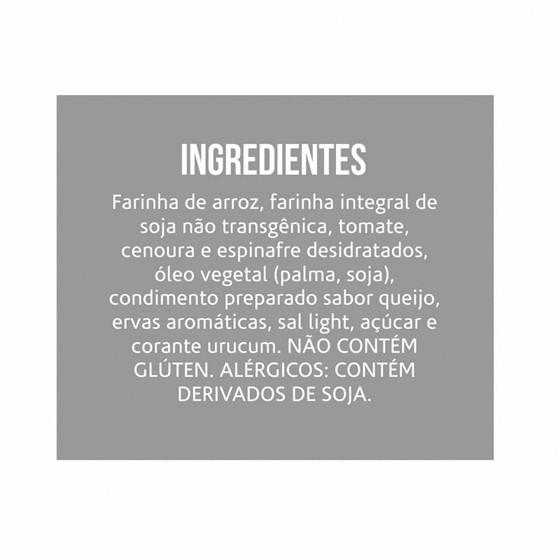 Informações nutricionais