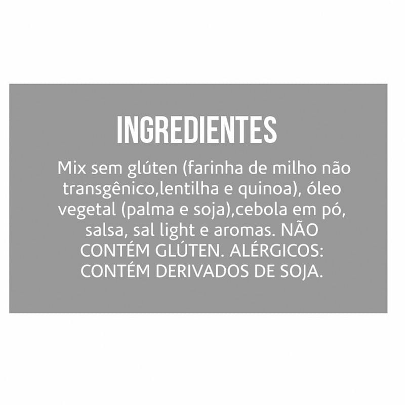 Informações nutricionais