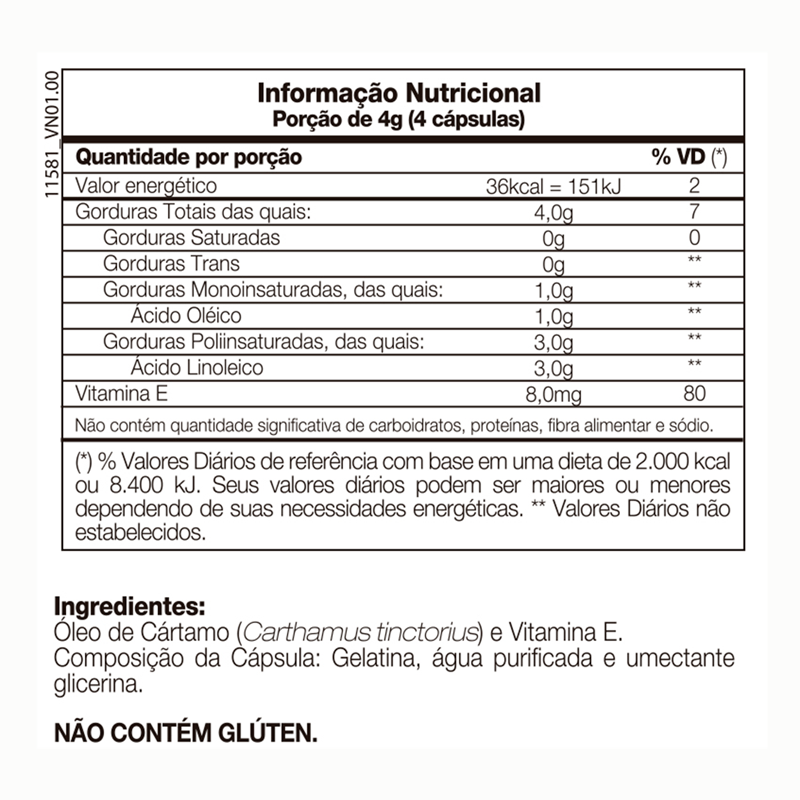 Informações nutricionais