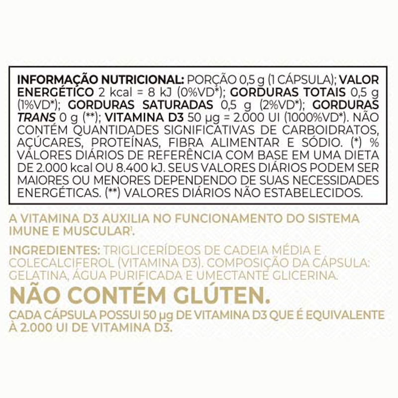 Informações nutricionais