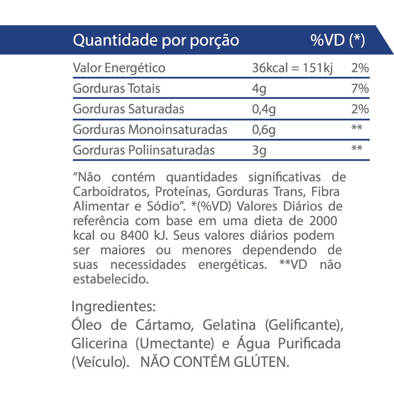 Informações nutricionais