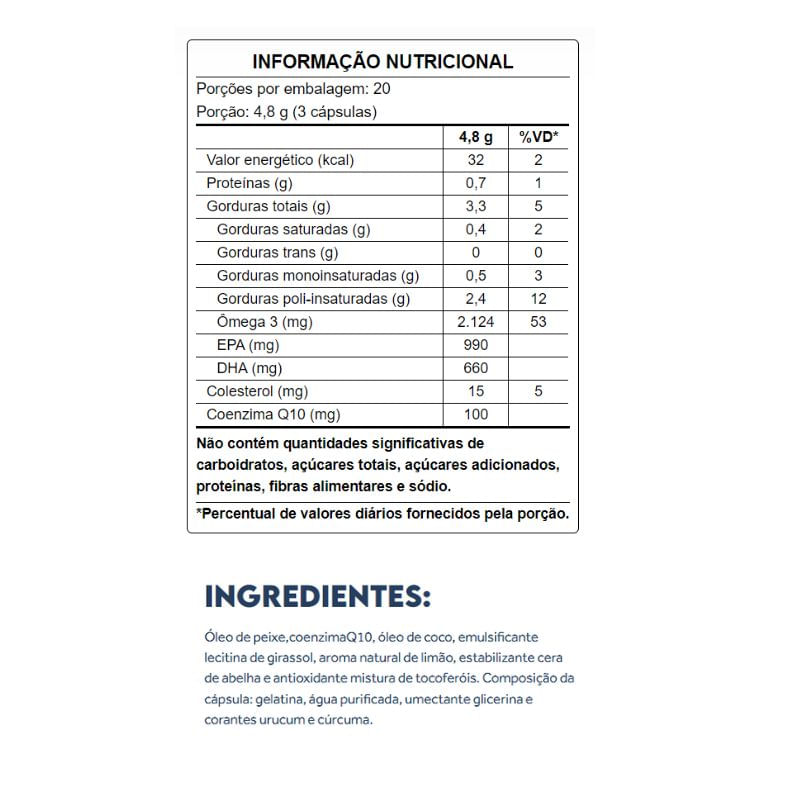 Informações nutricionais