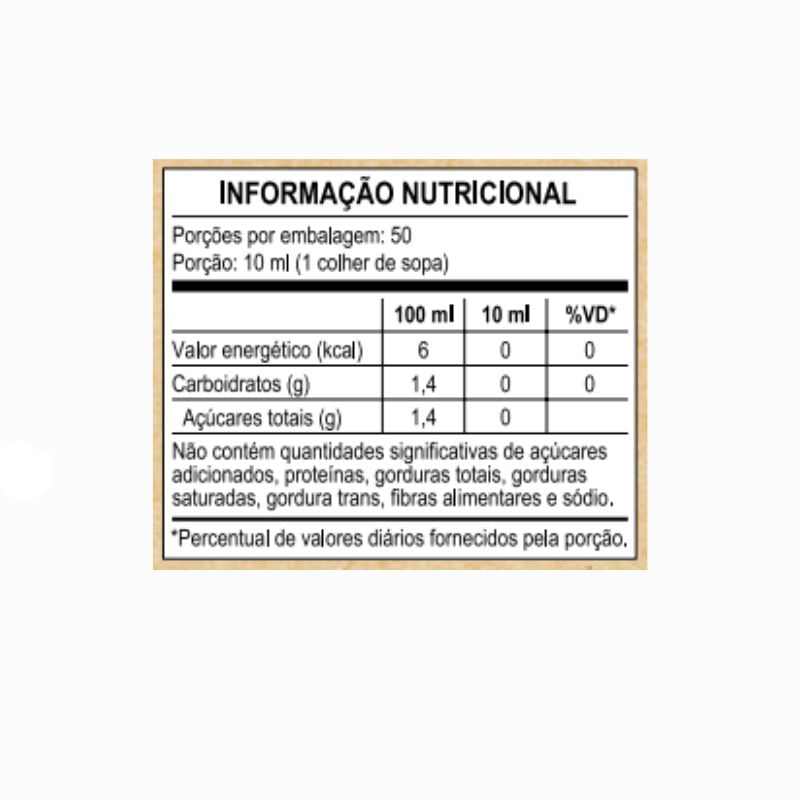 Informações nutricionais