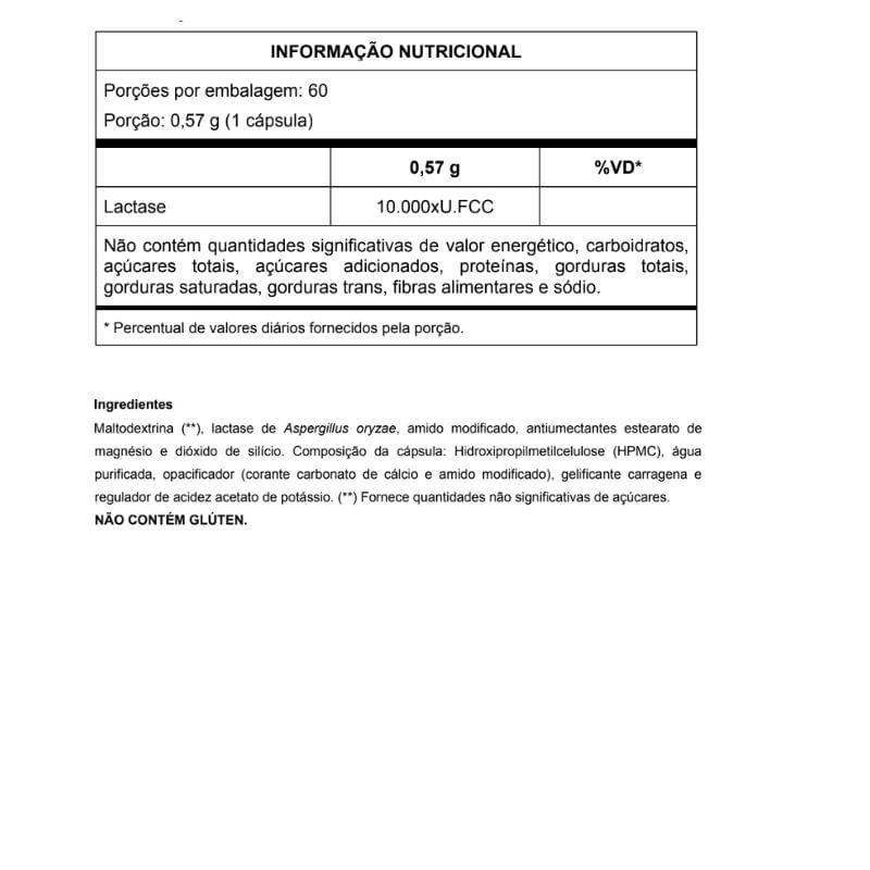 Informações nutricionais