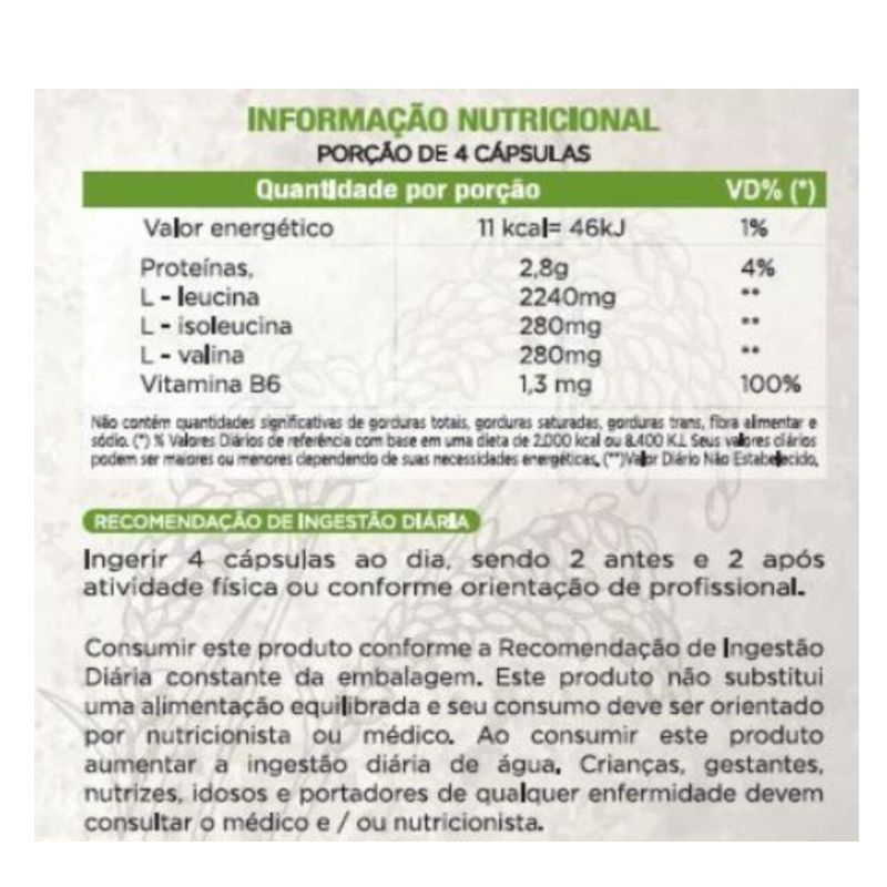 Informações nutricionais