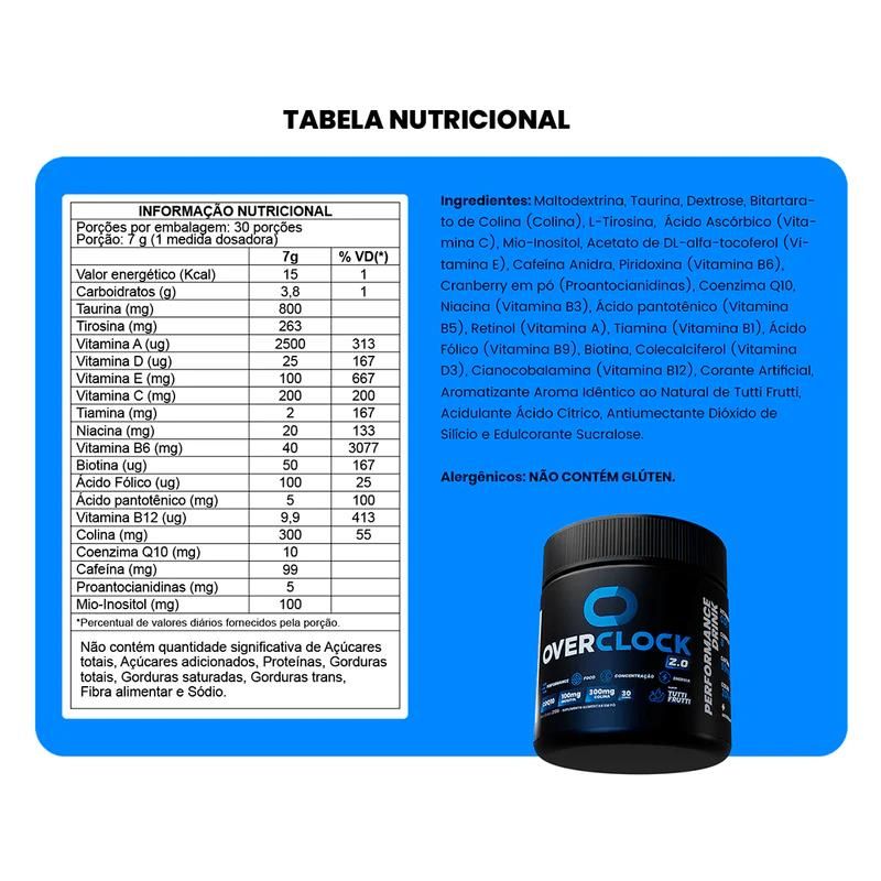 Informações nutricionais