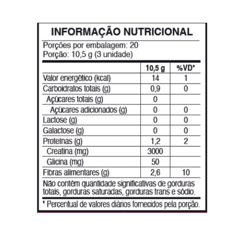 Informações nutricionais