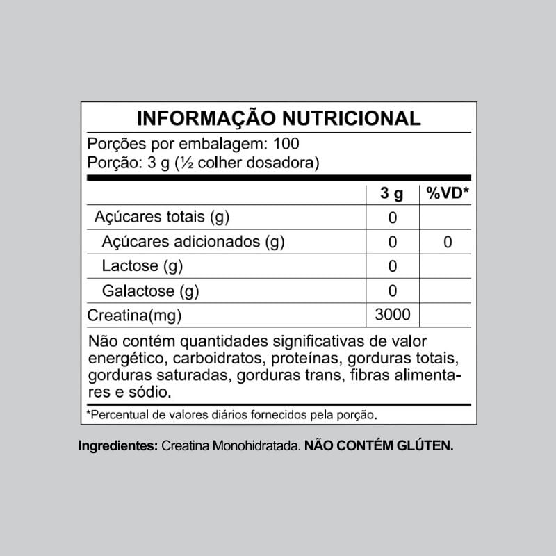 Informações nutricionais