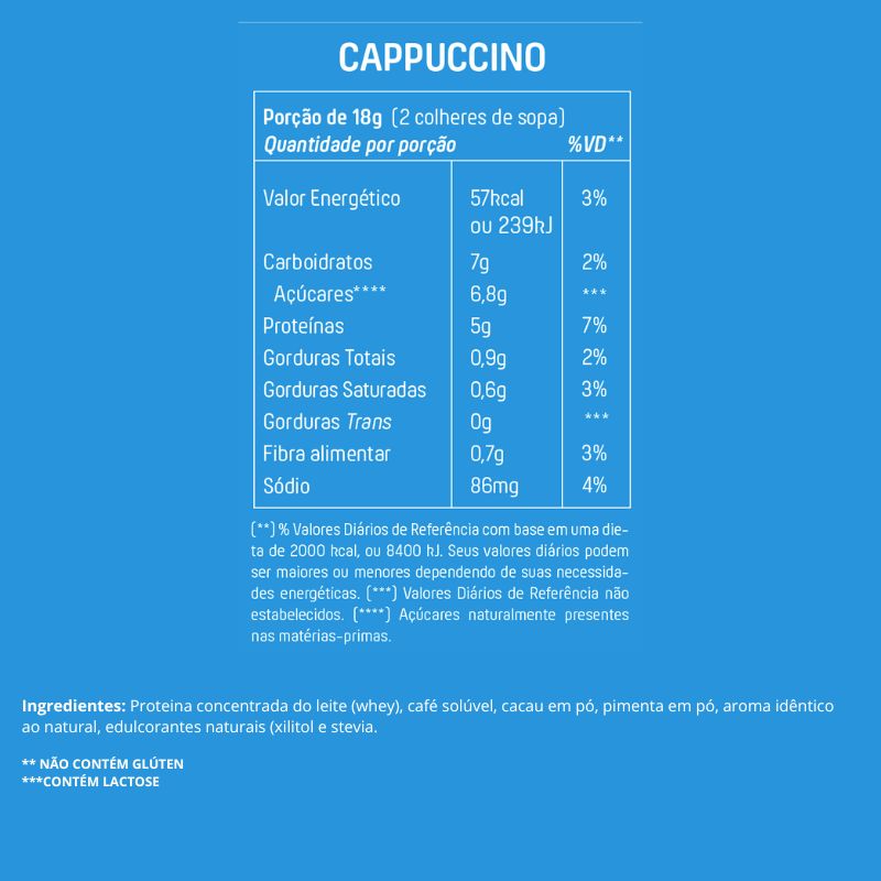 Informações nutricionais