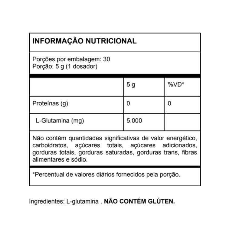 Informações nutricionais