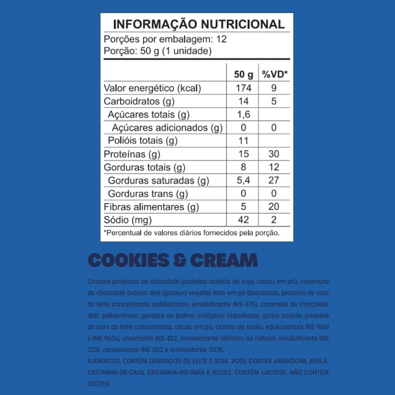 Informações nutricionais