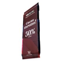 Barra De Chocolate 50% Cacau De Origem Mesmo! 80g