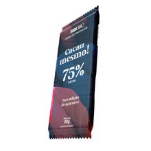 Barra De Chocolate 75% Cacau De Origem Mesmo! 80g