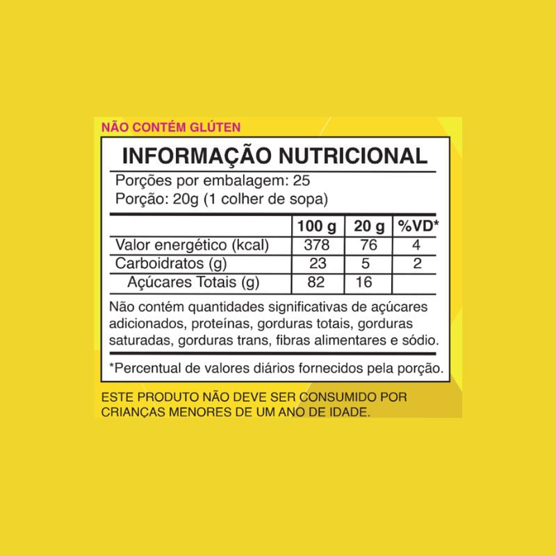 Informações nutricionais