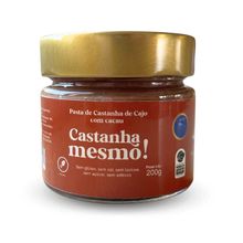 Pasta De Castanha De Caju Com Cacau Mesmo! 200g