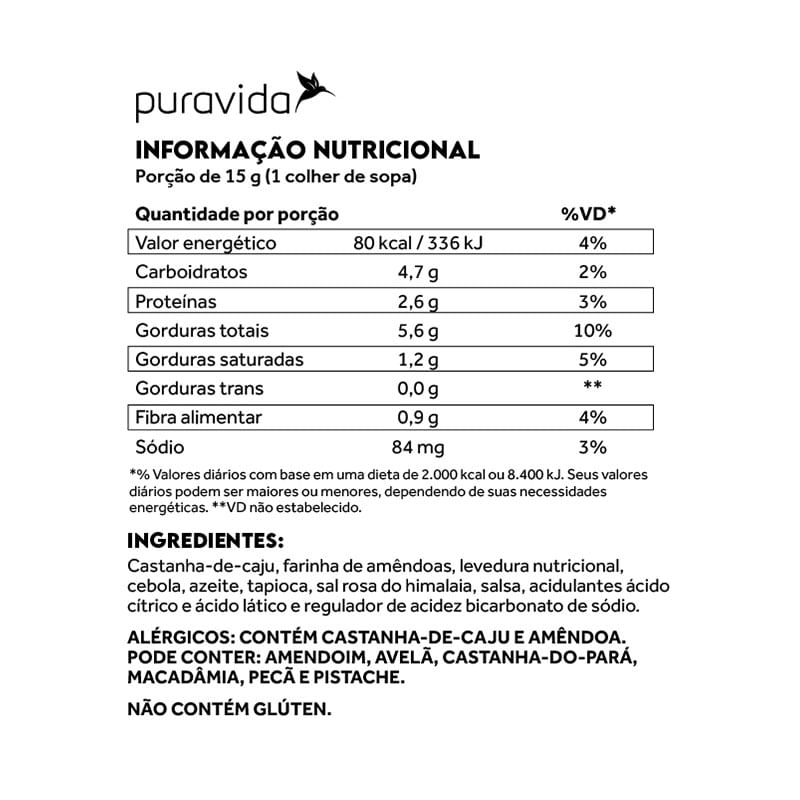 Informações nutricionais