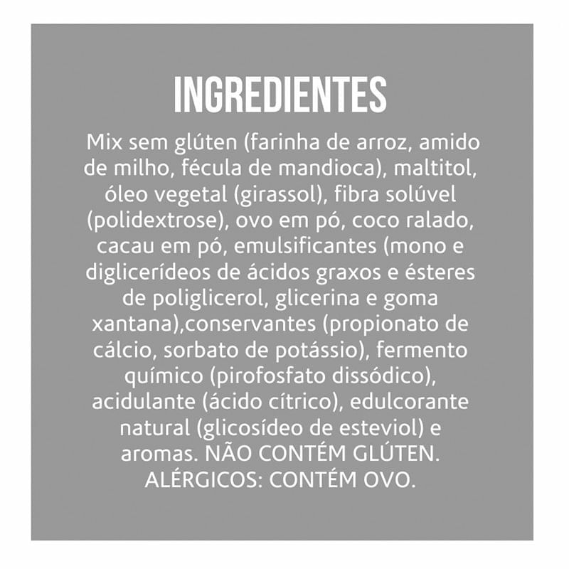 Informações nutricionais