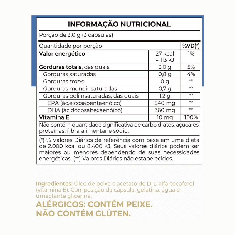 Informações nutricionais