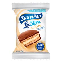 LevSlim Alfajor Chocolate Branco 25g - Suavipan