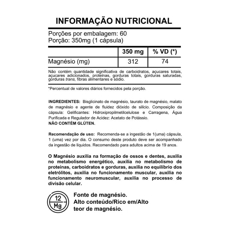 Informações nutricionais