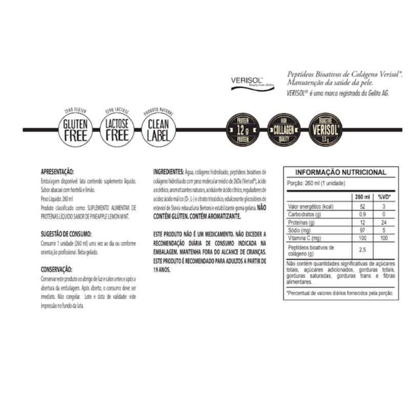 Informações nutricionais