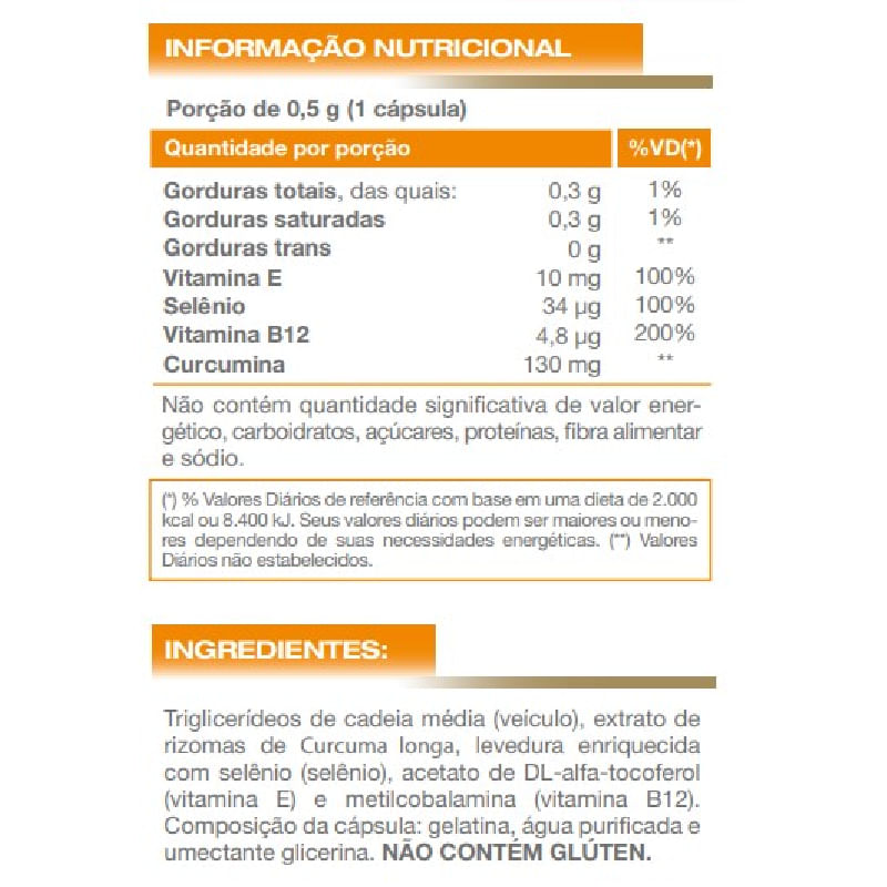 Informações nutricionais