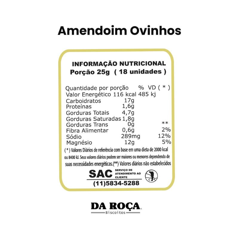 Informações nutricionais