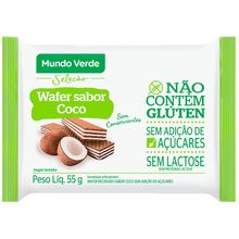 Wafer Coco 55g - Mundo Verde Seleção