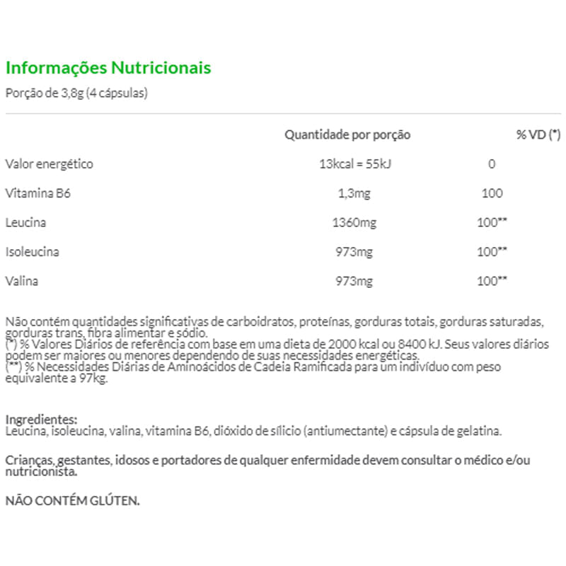 Informações nutricionais