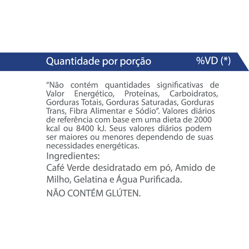 Informações nutricionais