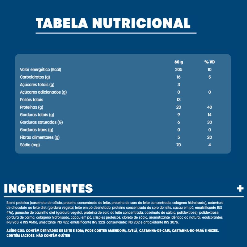 Informações nutricionais