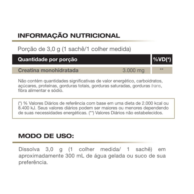 Informações nutricionais