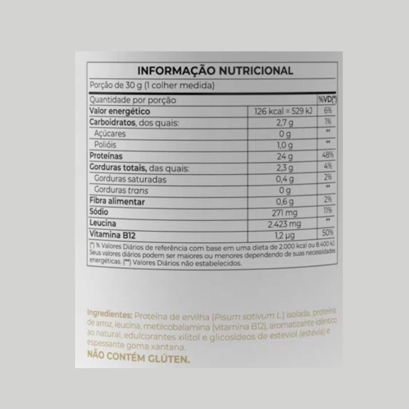 Informações nutricionais