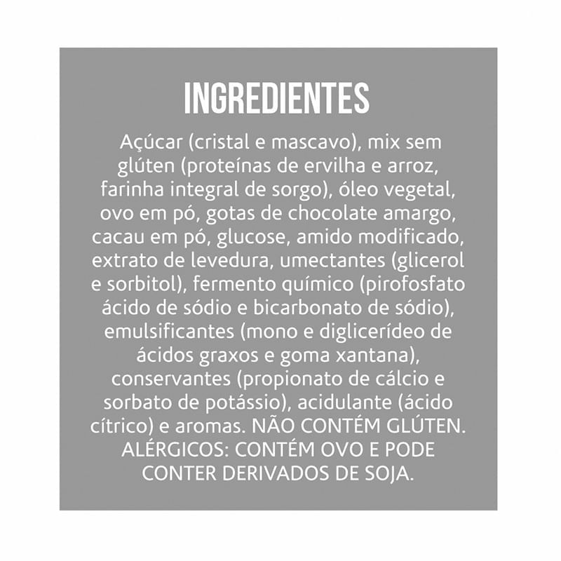 Informações nutricionais