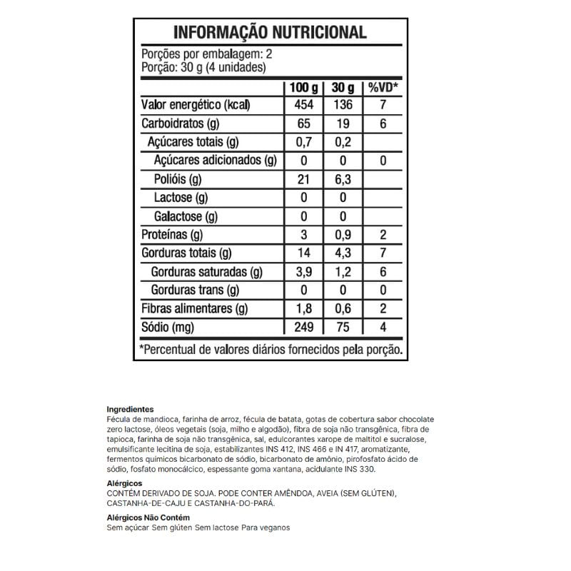 Informações nutricionais