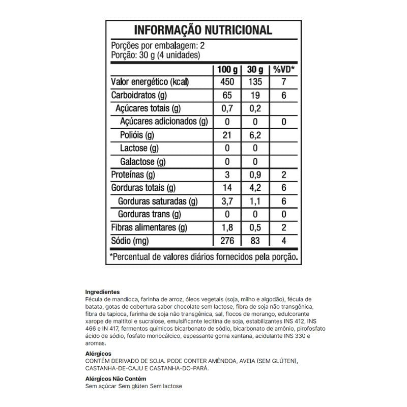 Informações nutricionais