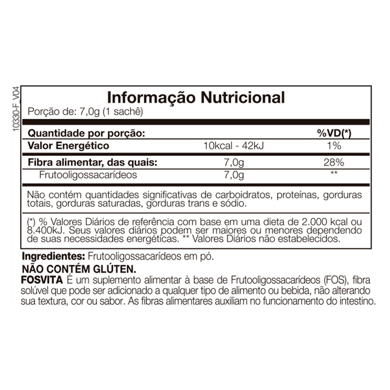 Informações nutricionais