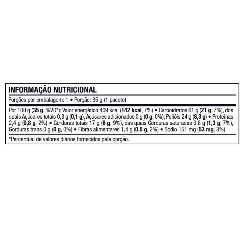 Informações nutricionais