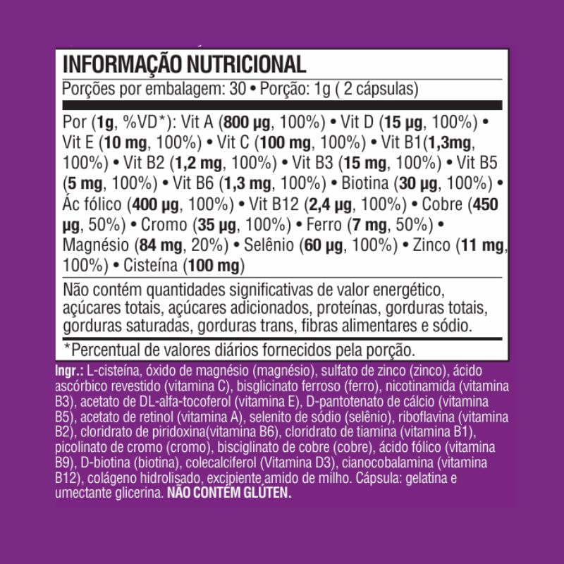 Informações nutricionais