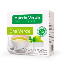 Chá Verde Mundo Verde Seleção 10g com 10 sachês