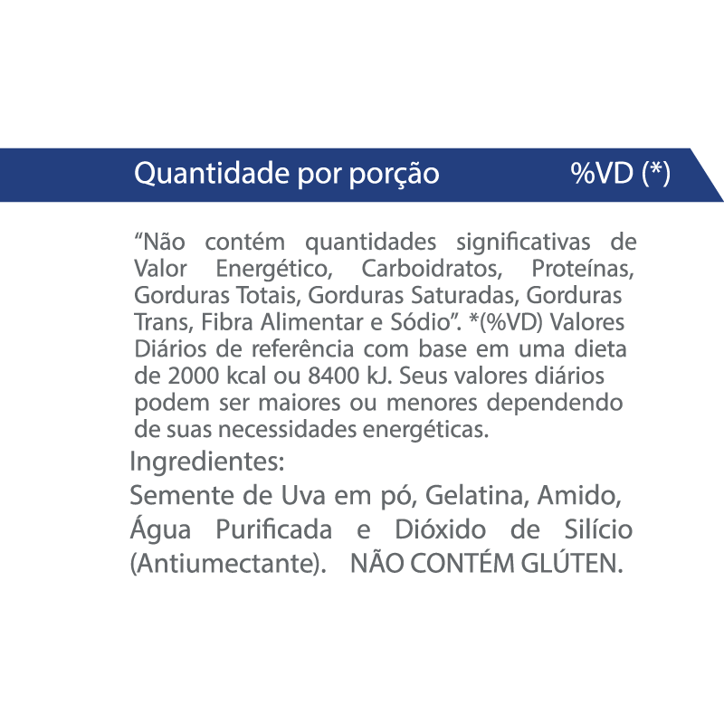 Informações nutricionais