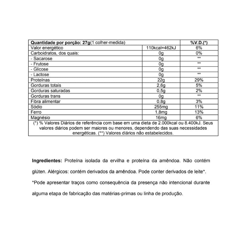 Informações nutricionais