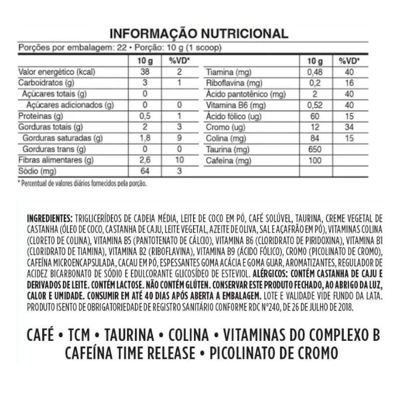 Informações nutricionais