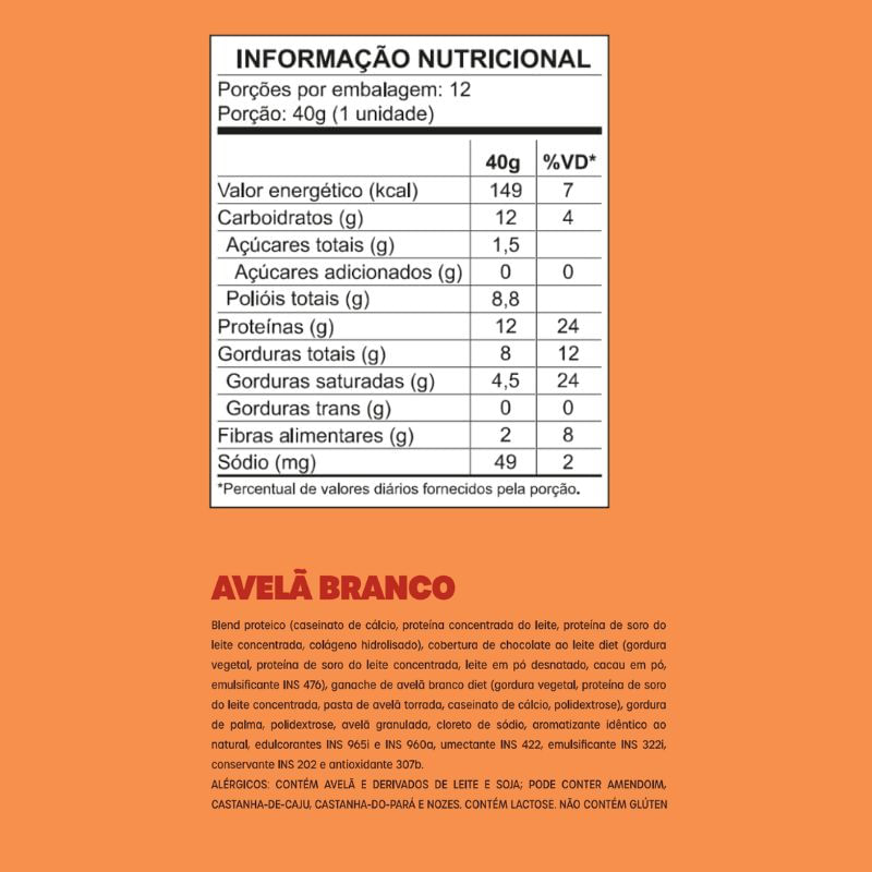 Informações nutricionais