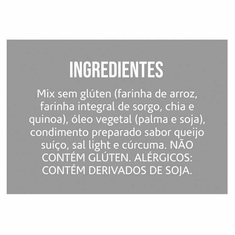 Informações nutricionais