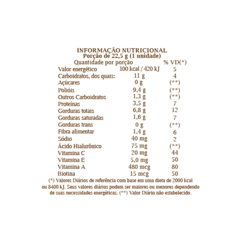 Informações nutricionais