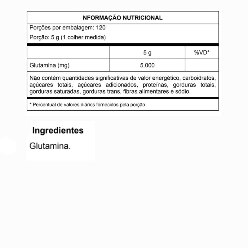 Informações nutricionais